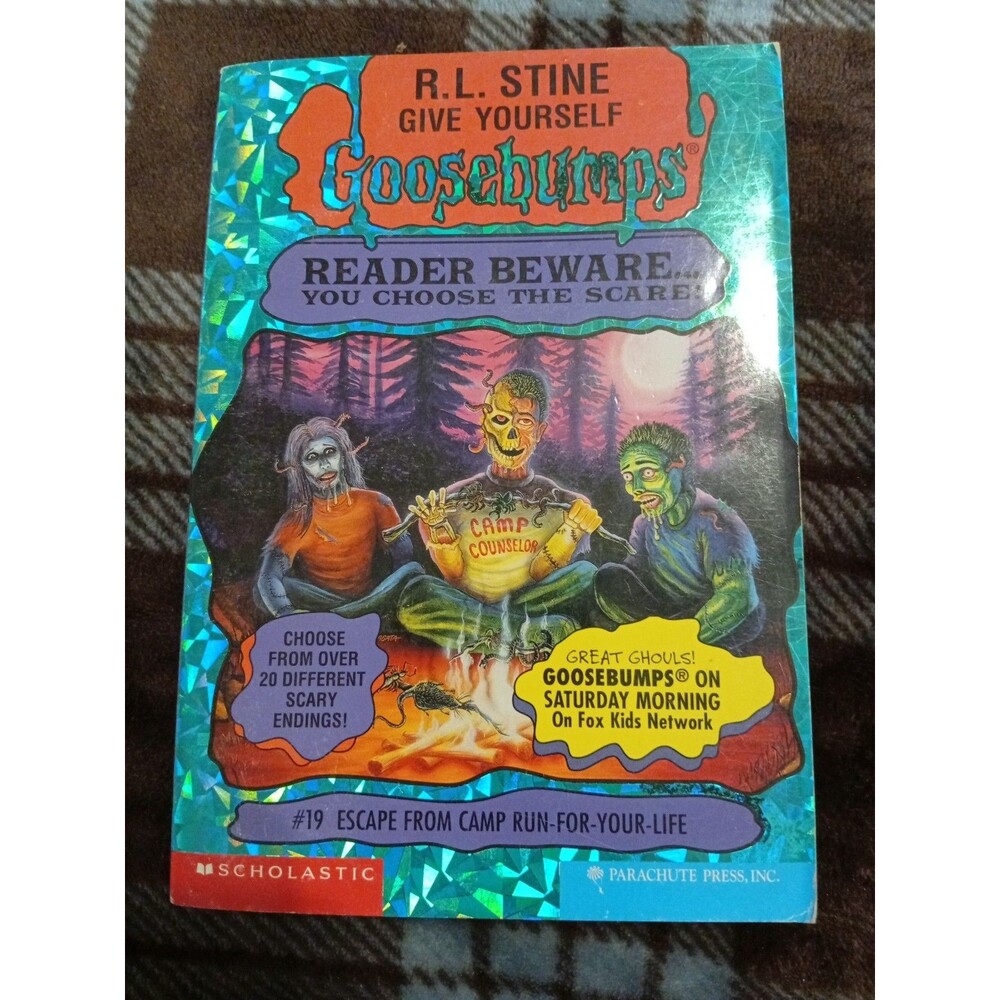 Give Yourself Goosebumps Book #19 Escape From Camp Run For Your Life - R L Stine